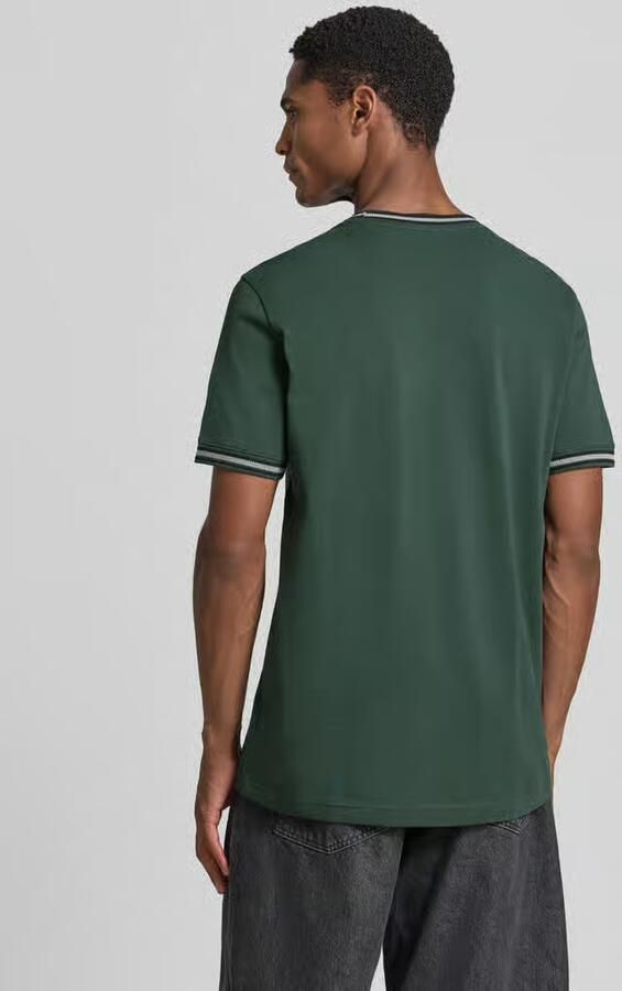 Christian Berg Men regular fit T-shirt met gestikt logo