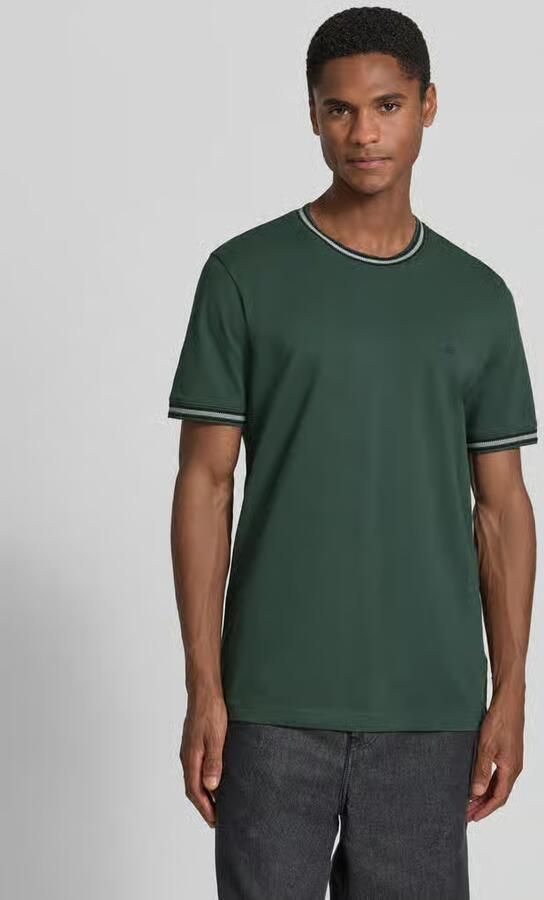 Christian Berg Men regular fit T-shirt met gestikt logo - Foto 4