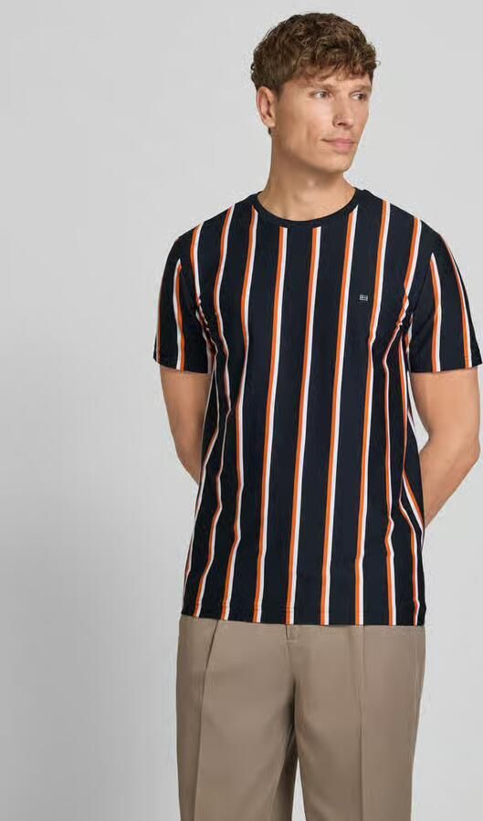 Christian Berg Men regular fit T-shirt met gestikt logo - Foto 3