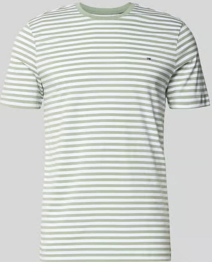 Christian Berg Men Regular Fit T-shirt met logo-stitching - Foto 2