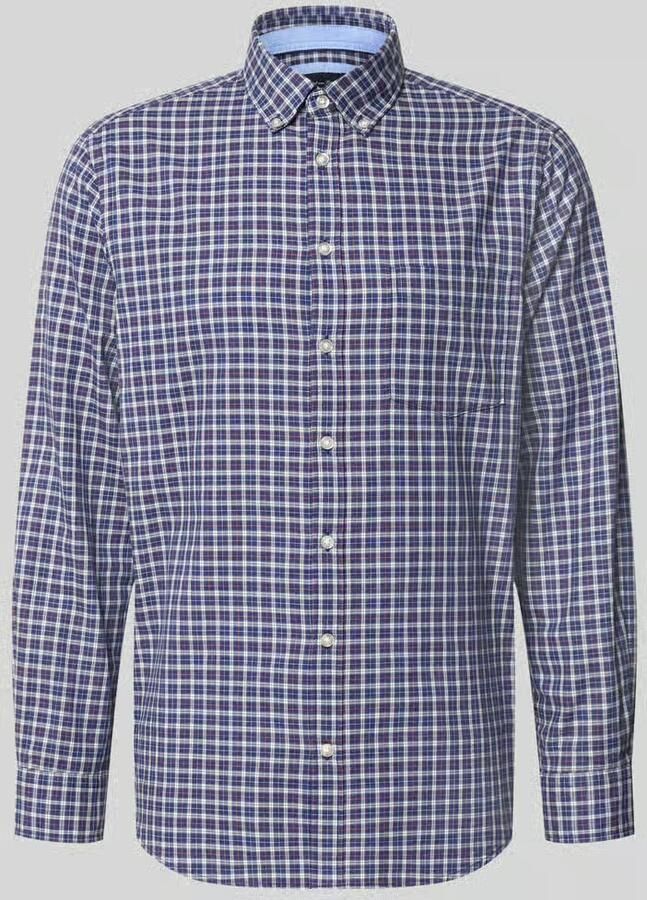 Christian Berg Men Regular fit vrijetijdsoverhemd met Button-downkraag