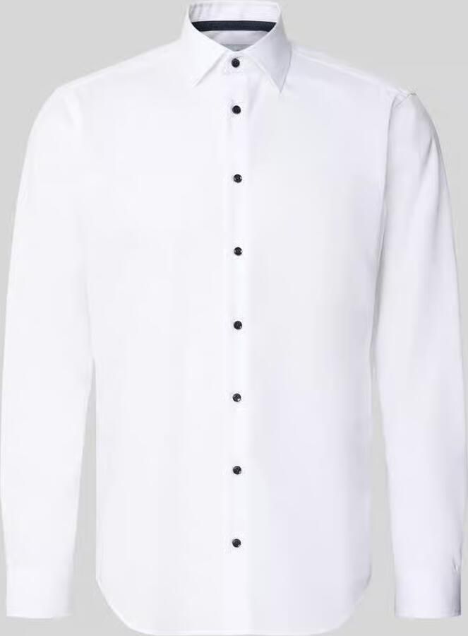 Christian Berg Men regular fit zakelijk hemd met kentkraag - Foto 2