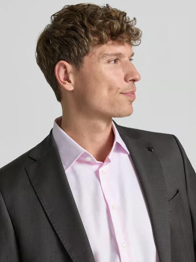 Christian Berg Men regular fit zakelijk hemd met kentkraag