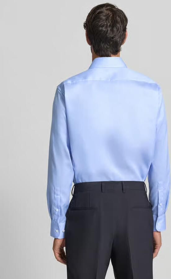Christian Berg Men Regular fit zakelijk overhemd van Two Ply premium materiaal
