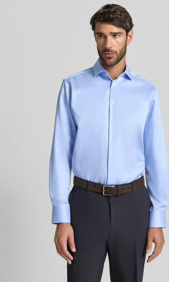 Christian Berg Men Regular fit zakelijk overhemd van Two Ply premium materiaal - Foto 2