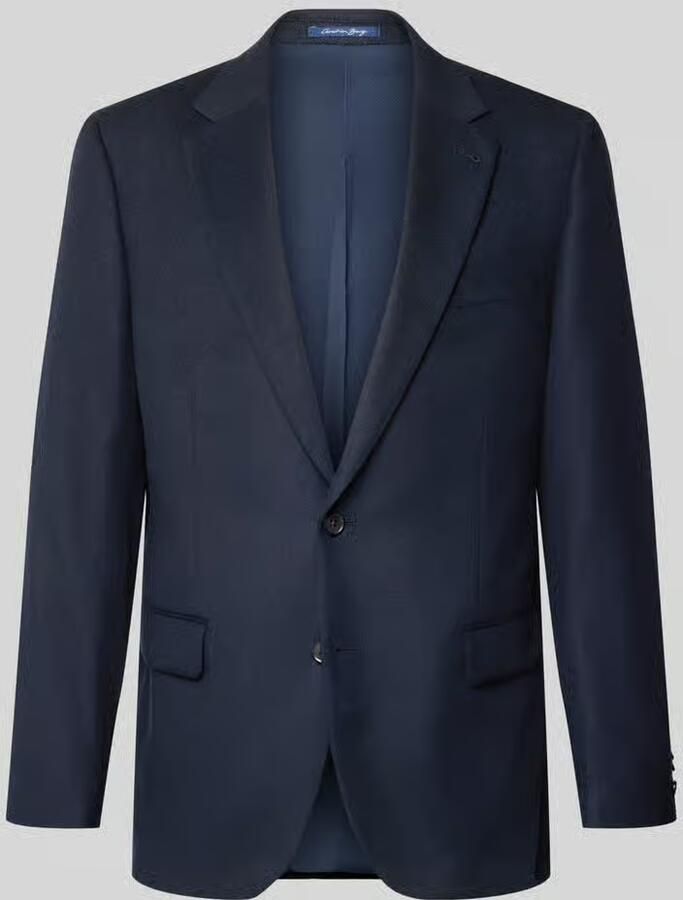 Christian Berg Men Slim fit 2-knoops colbert met klepzakken
