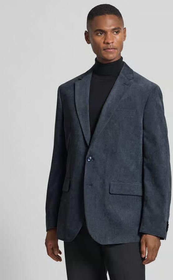 Christian Berg Men Slim fit colbert met reverskraag - Foto 2