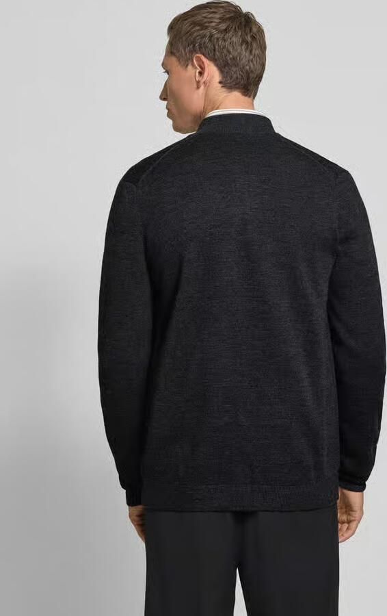 Christian Berg Men Slim fit gebreid jack van wolmix