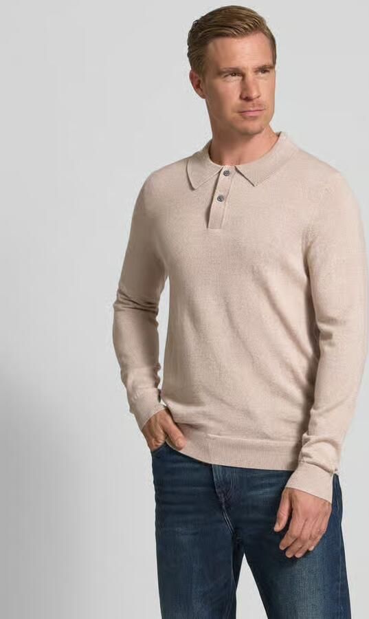 Christian Berg Men Slim fit gebreide pullover van wolmix - Foto 2