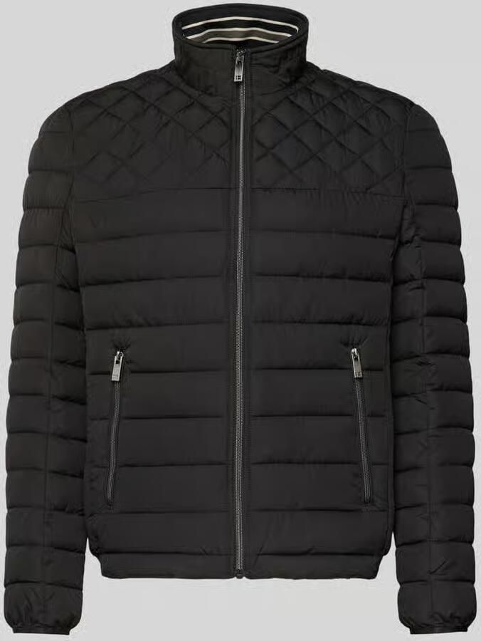 Christian Berg Men Slim fit Gewatteerd jack met gevoerde Kraag - Foto 2