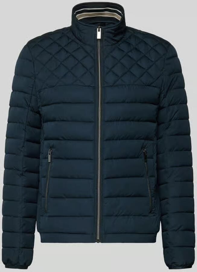 Christian Berg Men Slim fit Gewatteerd jack met gevoerde Kraag - Foto 2