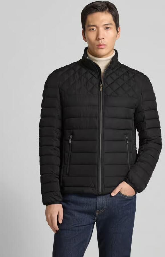 Christian Berg Men Slim fit Gewatteerd jack met gevoerde Kraag - Foto 2