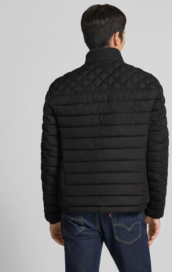 Christian Berg Men Slim fit Gewatteerd jack met gevoerde Kraag - Foto 3