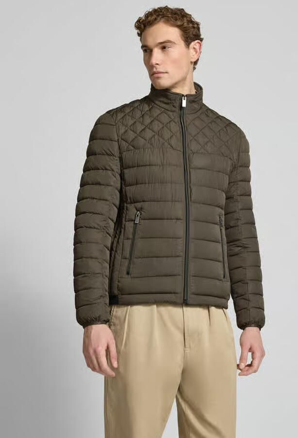 Christian Berg Men Slim fit Gewatteerd jack met gevoerde Kraag - Foto 2