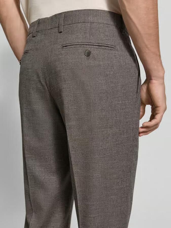 Christian Berg Men Slim fit pantalon met persplooien - Foto 2