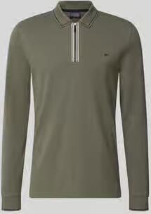 Christian Berg Men slim fit poloshirt met rits