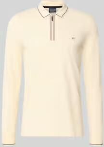 Christian Berg Men slim fit poloshirt met rits