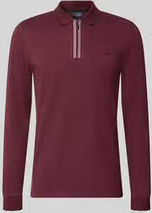 Christian Berg Men slim fit poloshirt met rits
