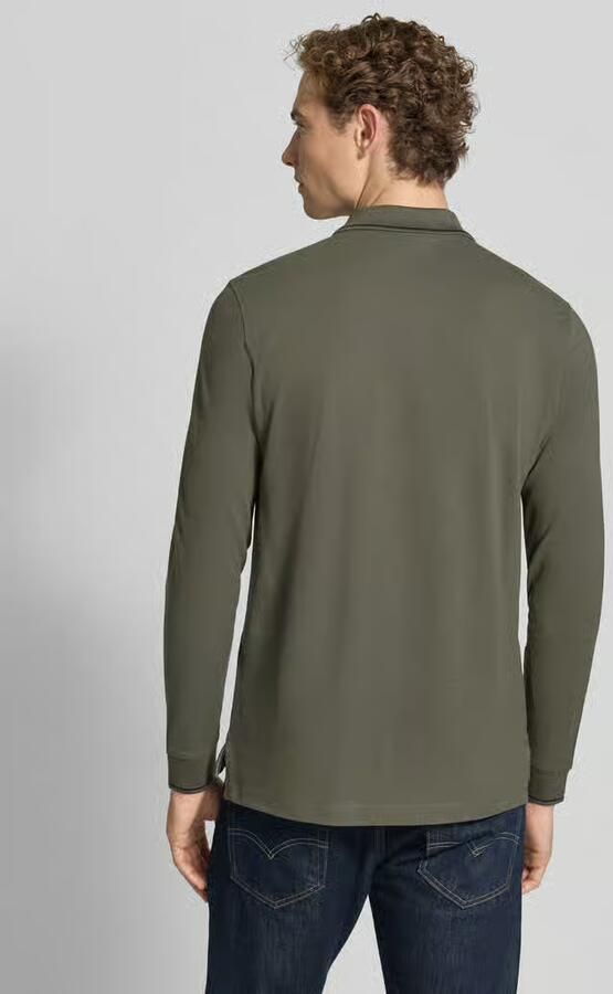 Christian Berg Men slim fit poloshirt met rits - Foto 2