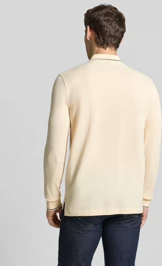 Christian Berg Men slim fit poloshirt met rits - Foto 3