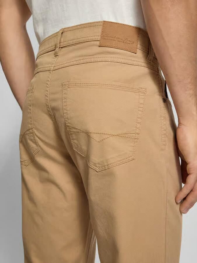 Christian Berg Men Regular fit stoffen broek met biologisch katoen- aandeel en 5-pocketmodel