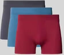 Christian Berg Men slim fit trunks met elastische band in set van 3