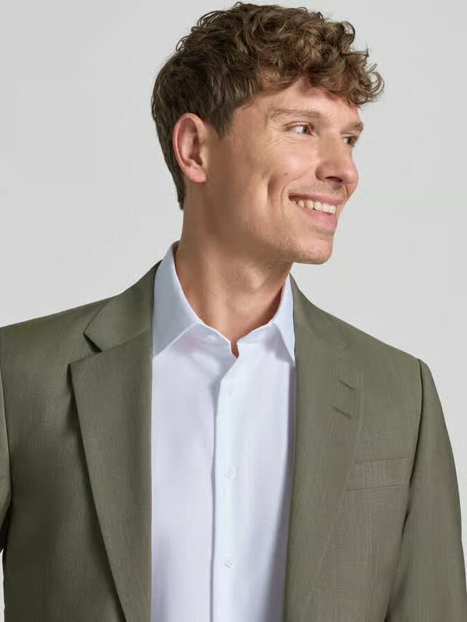 Christian Berg Men slim fit zakelijk hemd met extra lange mouw