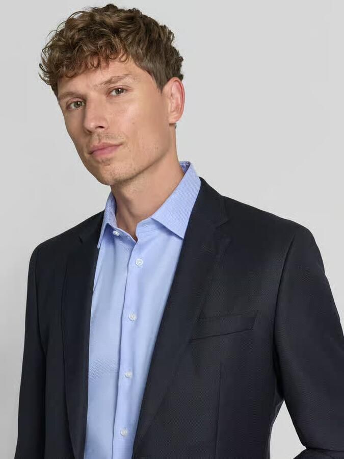 Christian Berg Men slim fit zakelijk hemd met extra lange mouw