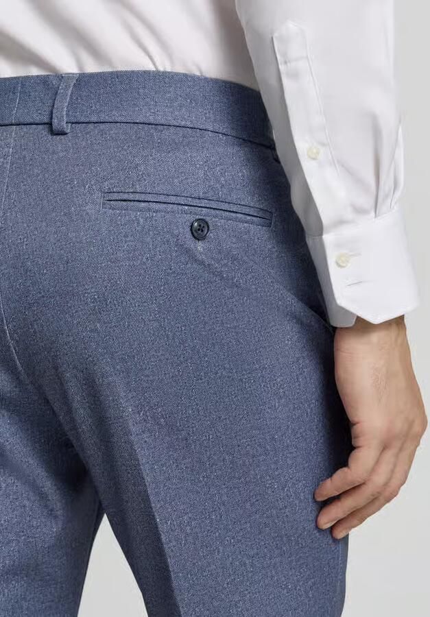 Christian Berg Men Stoffen broek met achterzakken