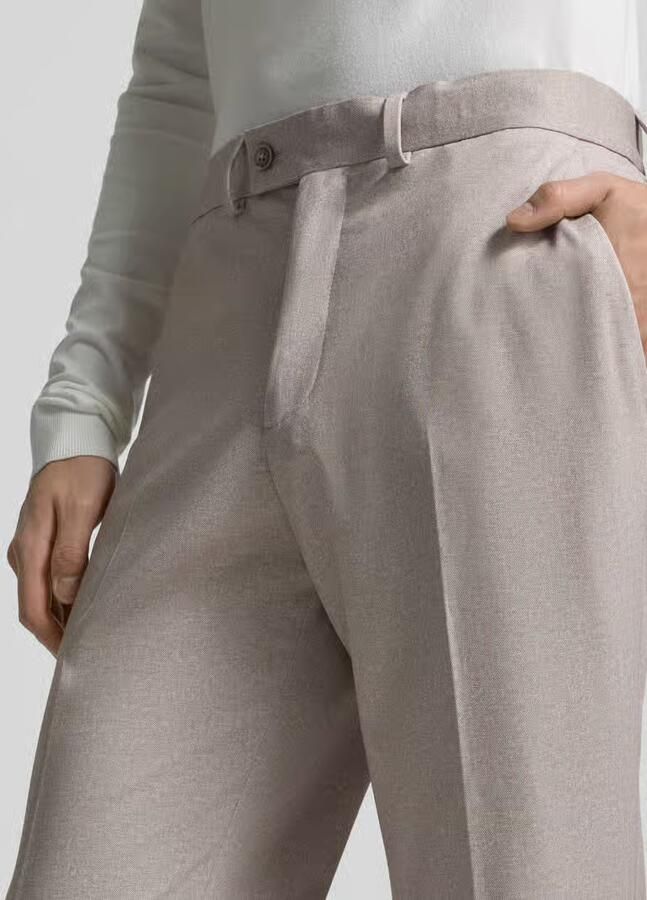 Christian Berg Men Stoffen broek met achterzakken