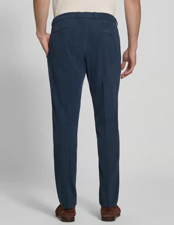 Christian Berg Men straight fit broek in cord-look - Foto 2