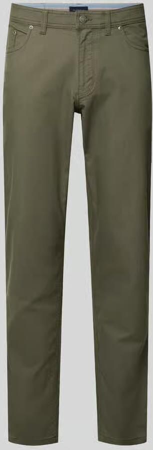 Christian Berg Men straight fit broek met structuurpatroon - Foto 2