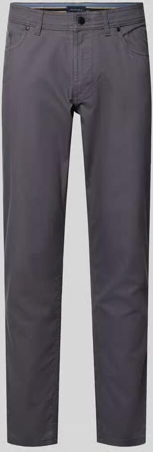 Christian Berg Men straight fit broek met structuurpatroon - Foto 2