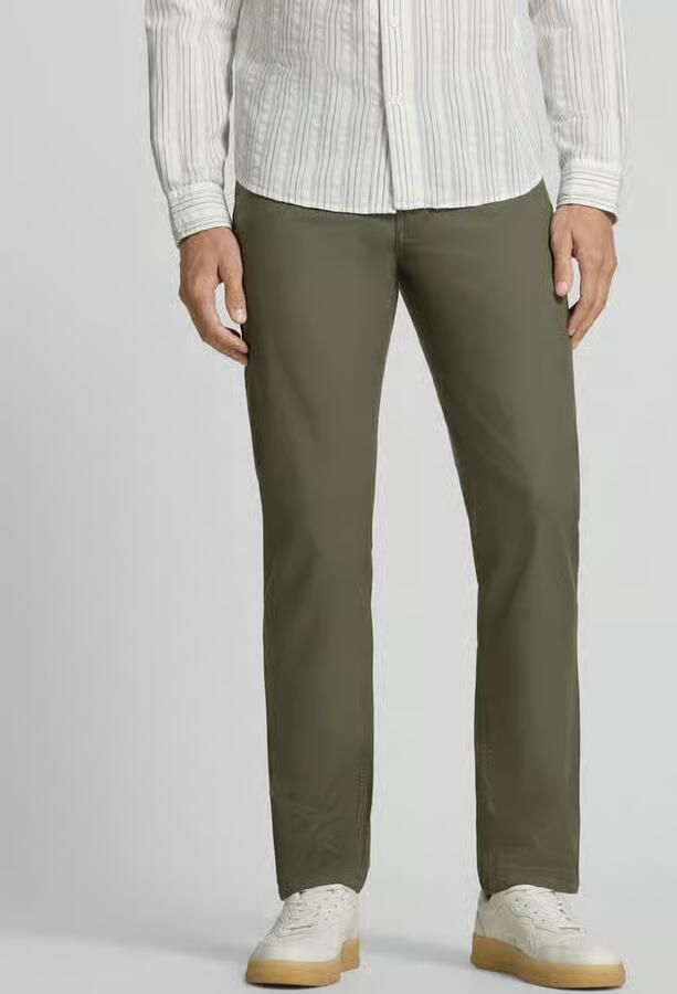 Christian Berg Men straight fit broek met structuurpatroon - Foto 3
