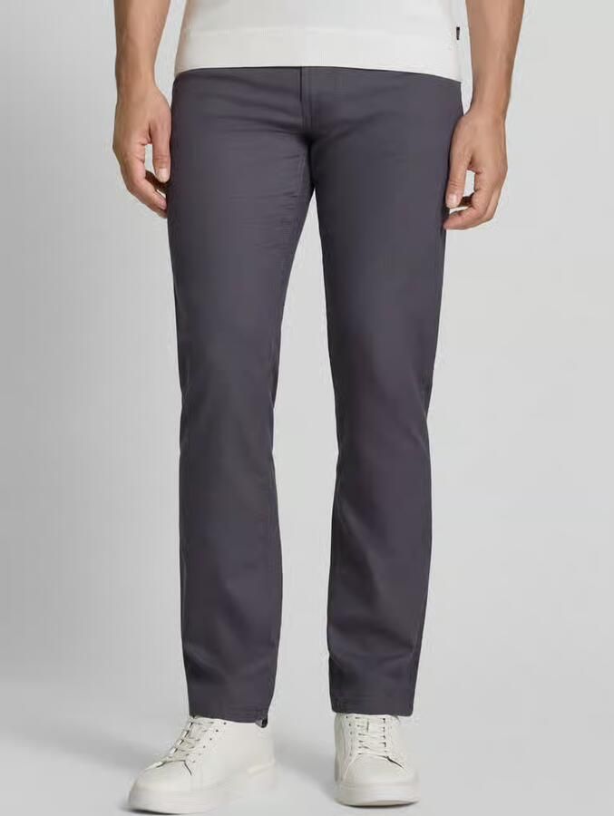 Christian Berg Men straight fit broek met structuurpatroon - Foto 2