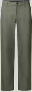 Christian Berg Men straight fit broek van katoenmix