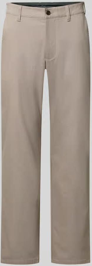 Christian Berg Men straight fit broek van katoenmix