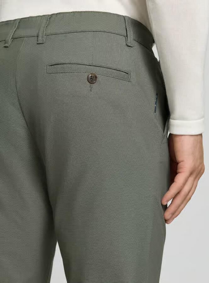 Christian Berg Men straight fit broek van katoenmix - Foto 2