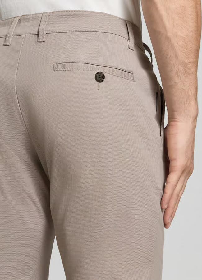 Christian Berg Men straight fit broek van katoenmix - Foto 2