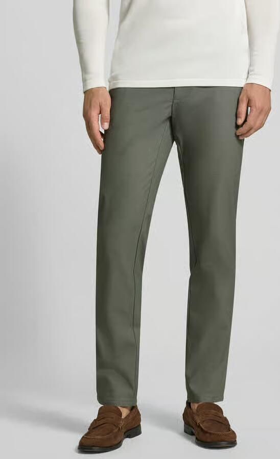 Christian Berg Men straight fit broek van katoenmix - Foto 3