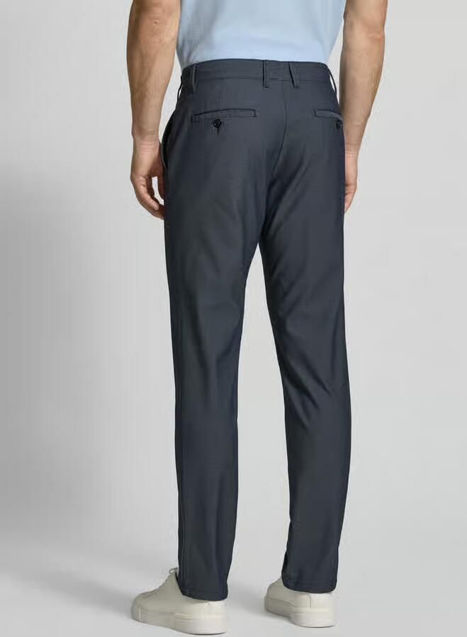 Christian Berg Men straight fit broek van katoenmix - Foto 3