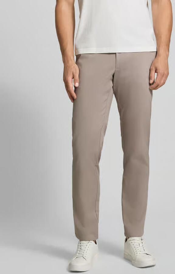 Christian Berg Men straight fit broek van katoenmix - Foto 3
