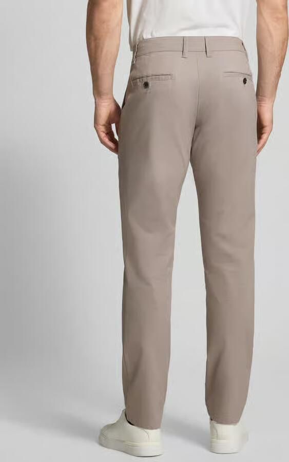 Christian Berg Men straight fit broek van katoenmix