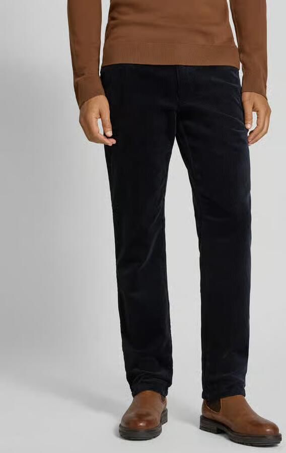 Christian Berg Men Straight fit corduroy broek met Franse steekzakken - Foto 2