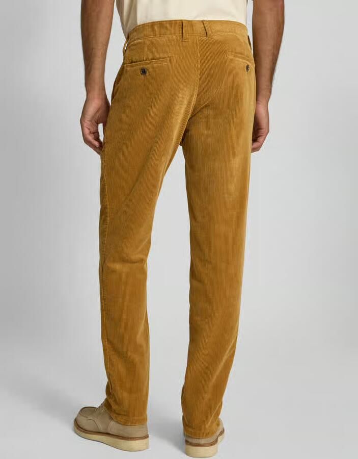 Christian Berg Men Straight fit corduroy broek met Franse steekzakken