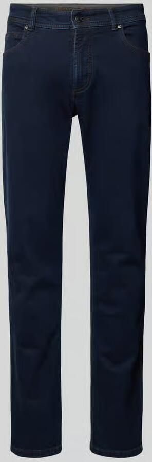 Christian Berg Men Straight fit jeans met merkdetail
