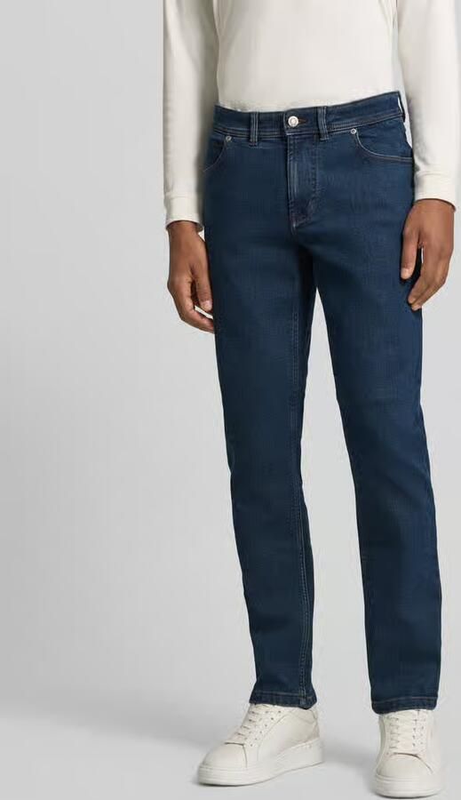 Christian Berg Men straight fit jeans van elastische katoenmix - Foto 3