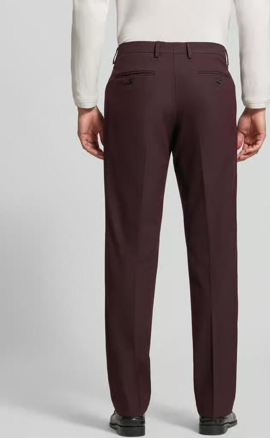 Christian Berg Men straight fit pantalon met viscose - Foto 3