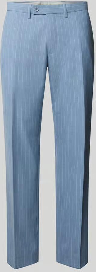Christian Berg Men Straight fit stoffen broek met achterzakken