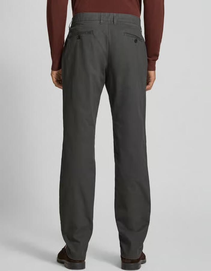 Christian Berg Men Straight fit stoffen broek met Franse steekzakken
